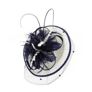 LATTICE法式礼帽小众黑色羊毛毡网纱高端女优雅头饰发饰教堂帽