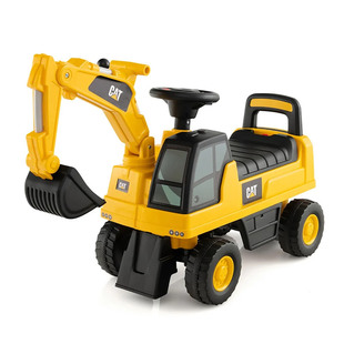 CAT卡特工程车儿童挖掘机可坐人大号滑行玩具车男女孩宝宝挖土机