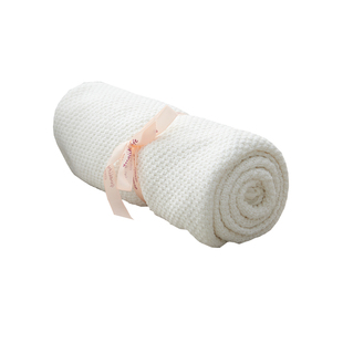 ins北欧全棉毛线沙发针织休闲办公室旅行毯儿童网红床尾搭盖毯子