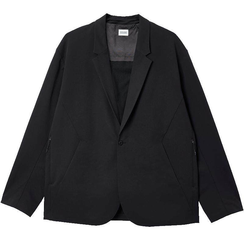 【AT系列】杰克琼斯男装春季西服长袖上衣外套宽松平驳领时尚潮流