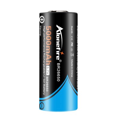 大容量强光充电锂电池