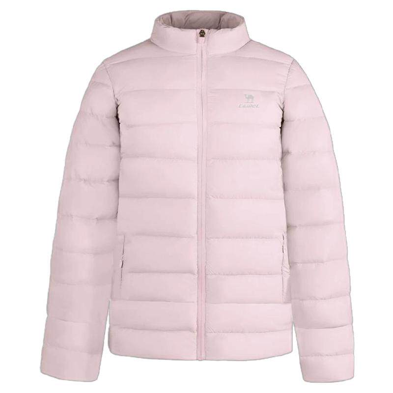骆驼羽绒服女秋冬保暖立领外套