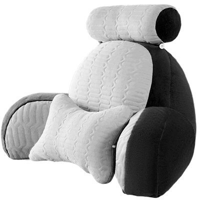 床上冰丝护腰靠背枕玩手机专用