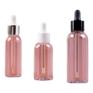 HOPECK包铝胶帽滴管透明PETG塑料瓶20牙60-80ml精油分装瓶精油瓶