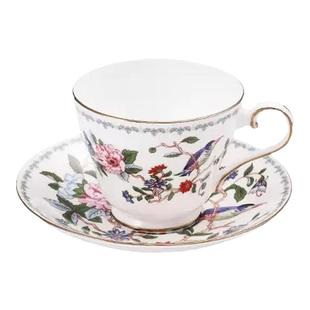 安斯丽Aynsley雀鸟中式咖啡杯礼盒高档精致骨瓷杯碟套装轻奢礼物