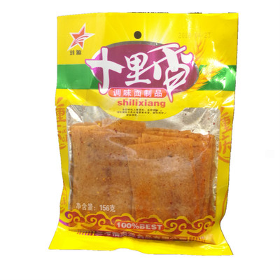 毛家十里香辣片辣条豆制品即食面制品面筋1/100g网红零食包装