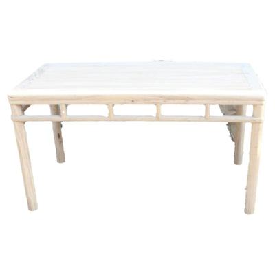 老榆木新中式风白胚民宿小方桌