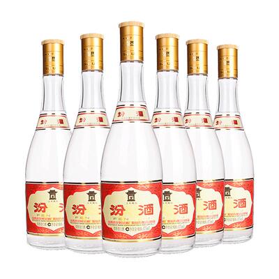 杏花村汾酒官方53度黄盖475ml6瓶