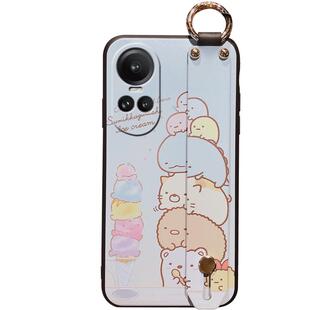 适用OPPORENO11F手机壳RENO10PRO海外RENO12国际版13保护套A98全包边A78 5G挂绳14防摔A17K网红女A16卡通硅胶