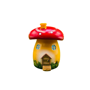 森系微景观盆景蘑菇小屋造景装饰摆件手工创意装饰品精灵房子大号