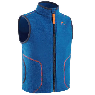 迪卡侬儿童摇粒绒运动抓绒马甲