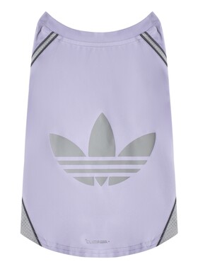 撞色拼接经典三条纹宠物衣服背心狗狗猫咪新款adidas阿迪达斯官方