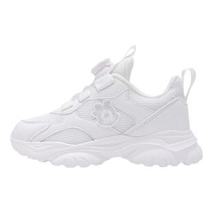 巴布豆儿童小白鞋夏季2025新款幼儿园女童鞋男童白色运动鞋春秋款