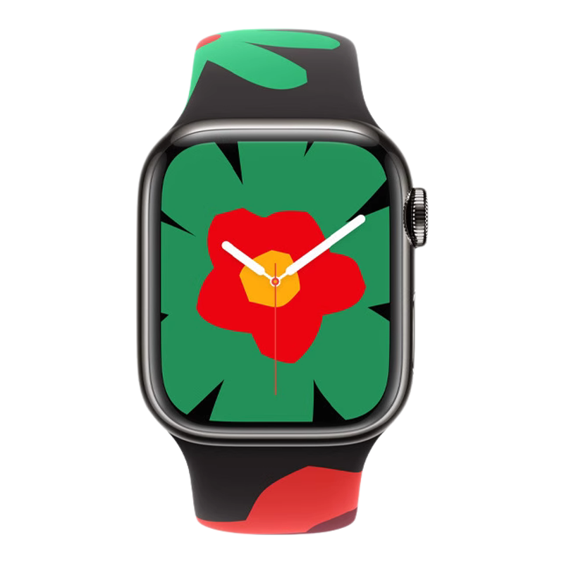 适用iwatch10团结之光硅胶表带S9