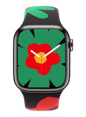 适用iwatch10团结之光硅胶表带S9
