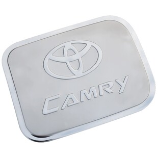 适用于06-17款第七代7.5代半凯美瑞油箱盖亮贴不锈钢外饰改装配件