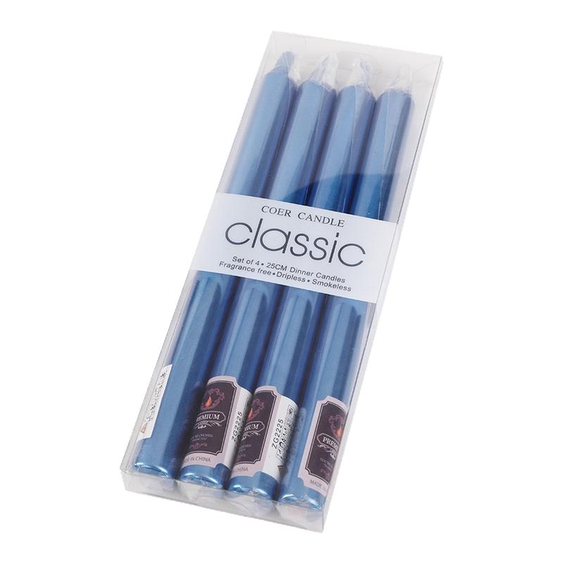 北欧电镀直杆浪漫烛光蜡烛浪漫