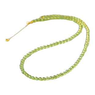 橄榄石项链女款2025新款轻奢小众水晶原石散珠子手链锁骨链颈链女