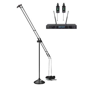 金刚仕合唱麦克风无线有线立式舞台演讲会议主持颁奖礼堂朗诵话筒