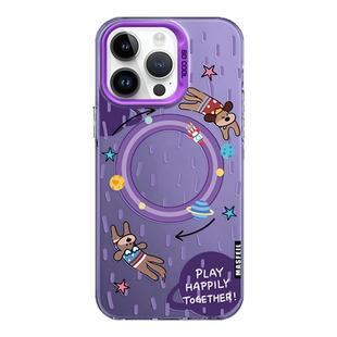 MASFEIL × 星球上的狗适用iPhone17Promax手机壳新款ip15磁吸带支架苹果16pro保护套的14pm可爱高级感全包13