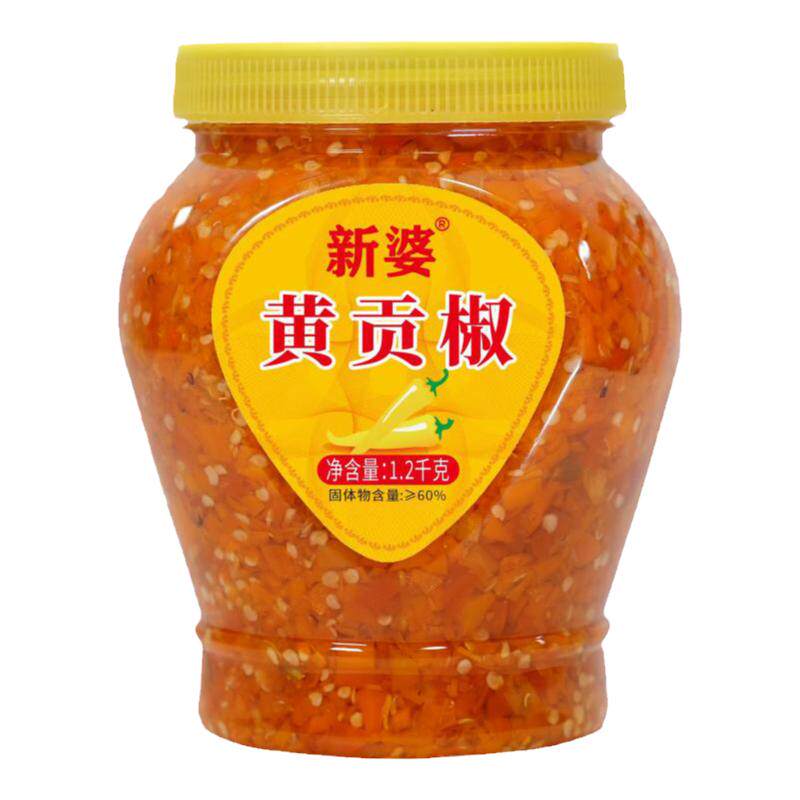 黄贡椒湖南剁青椒双色剁椒辣椒酱
