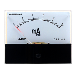 44C2指针式直流电流表44C2-1A2A3A30A5A50A100uA微安毫安机械板表