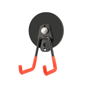 包胶挂钩磁铁免打孔挂工具固定器磁座超大号磁吸挂钩洞洞板配件