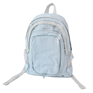 RosyPosy柔设书包男生初中生双肩包ins小众追星痛包2025超火书包女生高中生大容量旅行轻便背包简约小书包