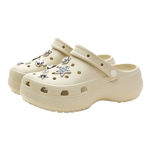 云朵洞洞鞋女款夏季厚底增高拖鞋外穿软底防滑凉拖鞋女士沙滩凉鞋