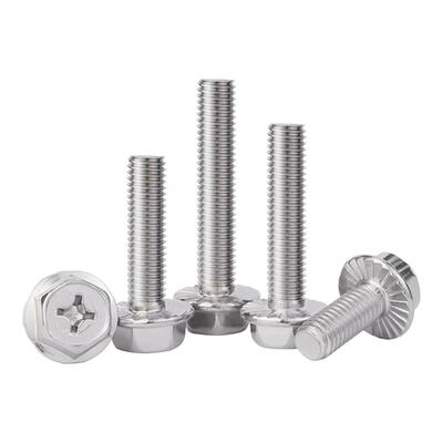 304不锈钢十字法兰面螺丝