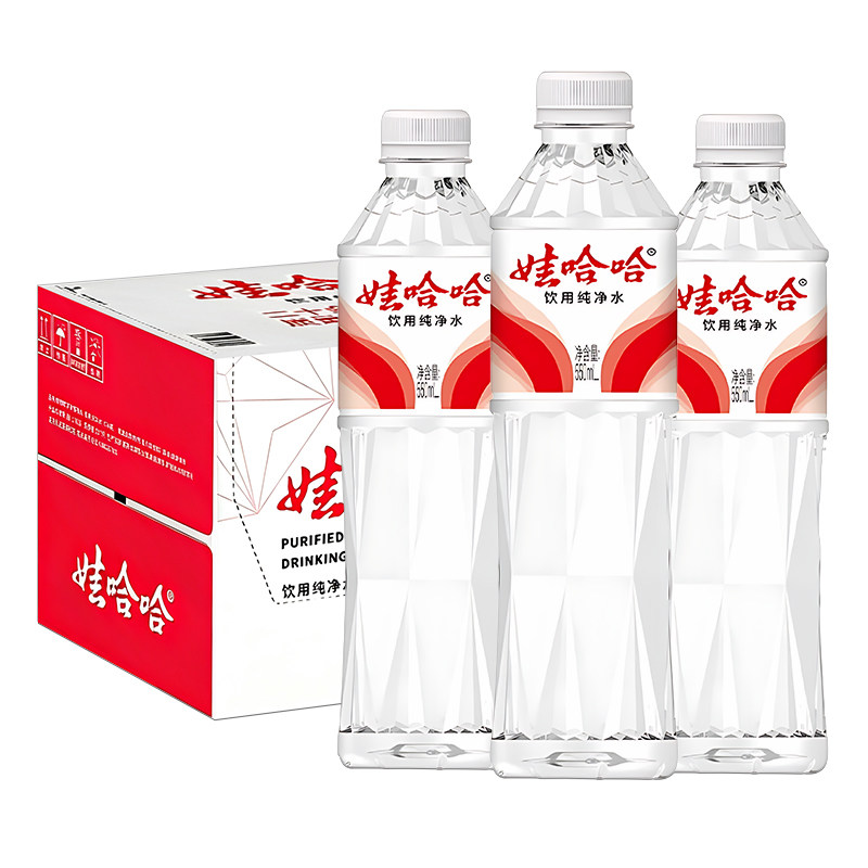 娃哈哈晶钻水550ml*24瓶纯净水