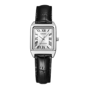卡西欧（CASIO）手表女复古小方表气质简约指针女表LTP-V007L-7E2