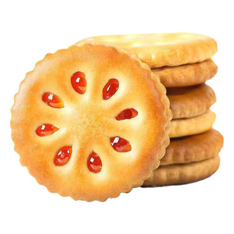 果酱夹心饼干小包装散装多口味混合休闲儿童健康零食小吃整箱