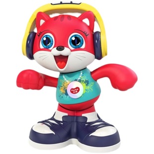 汇乐跳舞猫电动玩具1岁宝宝会唱歌学说话婴儿童早教益智女孩男孩