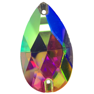 AB幻彩水滴形 玻璃手缝钻服装辅料禾服舞服缝衣服闪亮异形奥钻贴