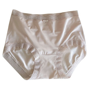 MTUN米糖80支极细天丝内裤女春夏中高腰裸感透气柔软蕾丝边纯欲