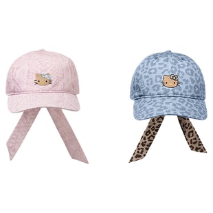 tbh野兽派家居三丽鸥Hello Kitty蝴蝶结绑带鸭舌帽户外遮阳帽子