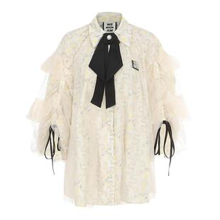 【春节不打烊】WEancheAM/未未姆 春季新品衬衫网纱雪纺