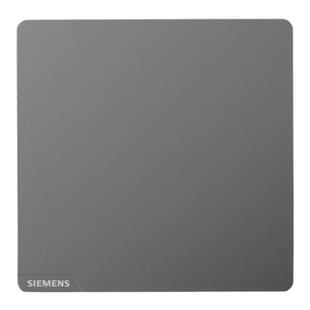 西门子空白面板开关插座堵洞皓彩深灰银色86型家用墙壁暗装装饰板