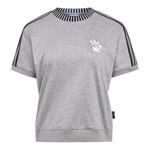 Adidas阿迪达斯三叶草2026夏女迪士尼联名款运动短袖T恤 KY8316