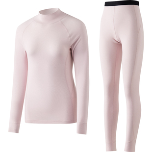 美肤肌底衣蛋白绒加厚打底衫半高领保暖内衣女冬羊毛发热秋衣套装