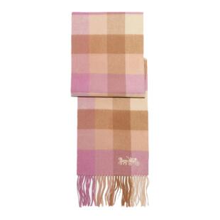 COACH蔻驰 男女通用渐变格子围巾 4629