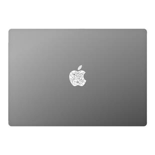 SkinAT适用笔记本MacBook Neo贴膜 MacBook Pro/Air创意logo贴纸 创意彩虹logo贴 苹果标志贴纸 防水不留胶
