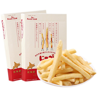 日本进口Calbee卡乐比北海道薯条三兄弟网红膨化海盐零食180g礼盒