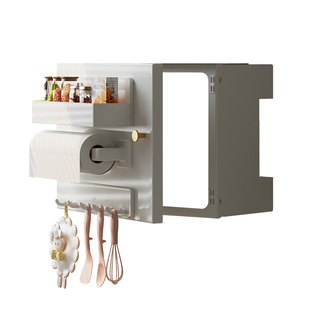 热水器遮挡罩磁吸开门厨房然气壁挂遮丑置物架燃气管道装饰洞洞板