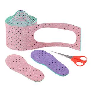 儿童自剪鞋垫防臭透气两色双面1.5米自由裁剪成人小孩通用透气孔