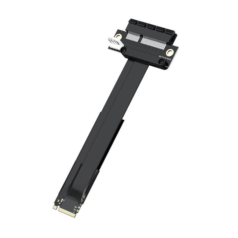 pci-e转固态硬盘延长线 支持3.0 x4 m.2转pcie NVME SSD 转接线4X