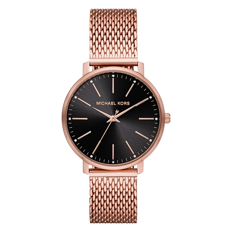 Michael Kors 海外直邮 时尚编织钢质表带 轻奢时尚腕表 MK4566