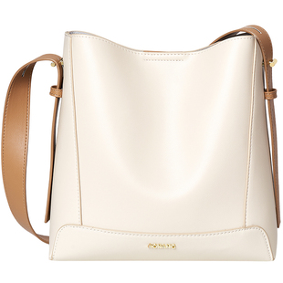 奥康水桶包2026新款女包高级大容量单肩包质感通勤斜挎包hobo大包