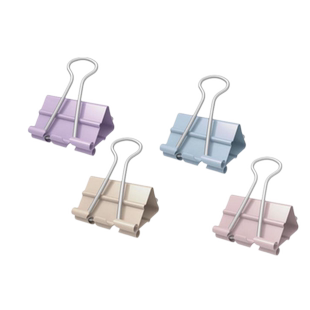 晨光燕尾夹省力长尾夹大号票据夹子莫兰迪彩色中小号文件夹办公用品小夹子书夹子蝴蝶夹试卷夹金属票夹凤尾夹